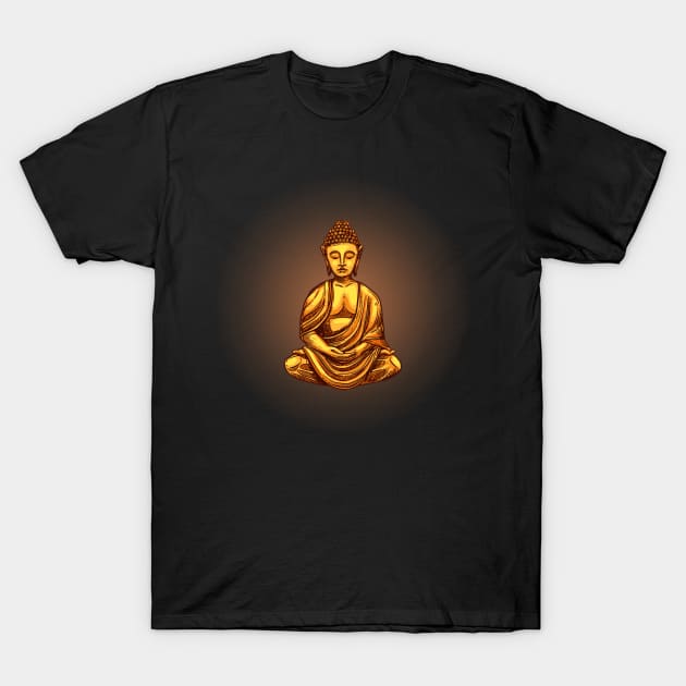 Buddha T-Shirt by sanaca